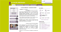 Desktop Screenshot of le-cercle-interimaire.fr